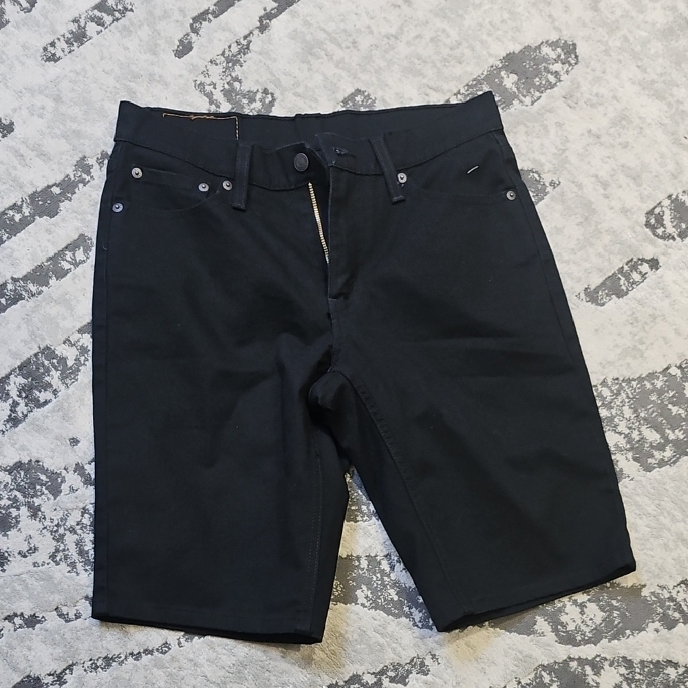 Levi's Black Jean Shorts for Men
